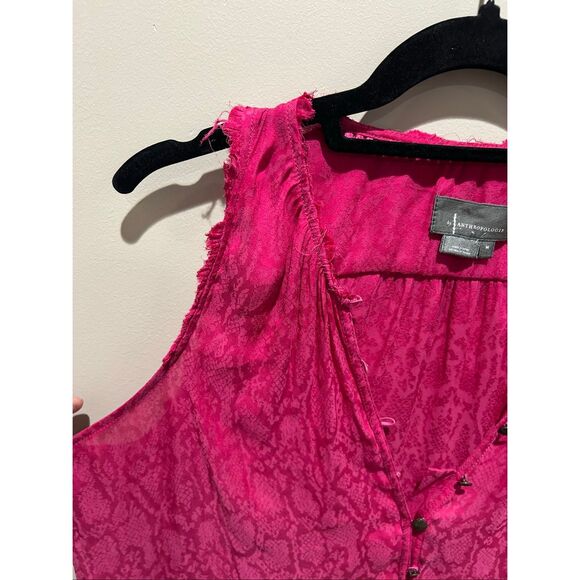 Anthropologie Flutter Sleeve Top - Picture 5 of 11